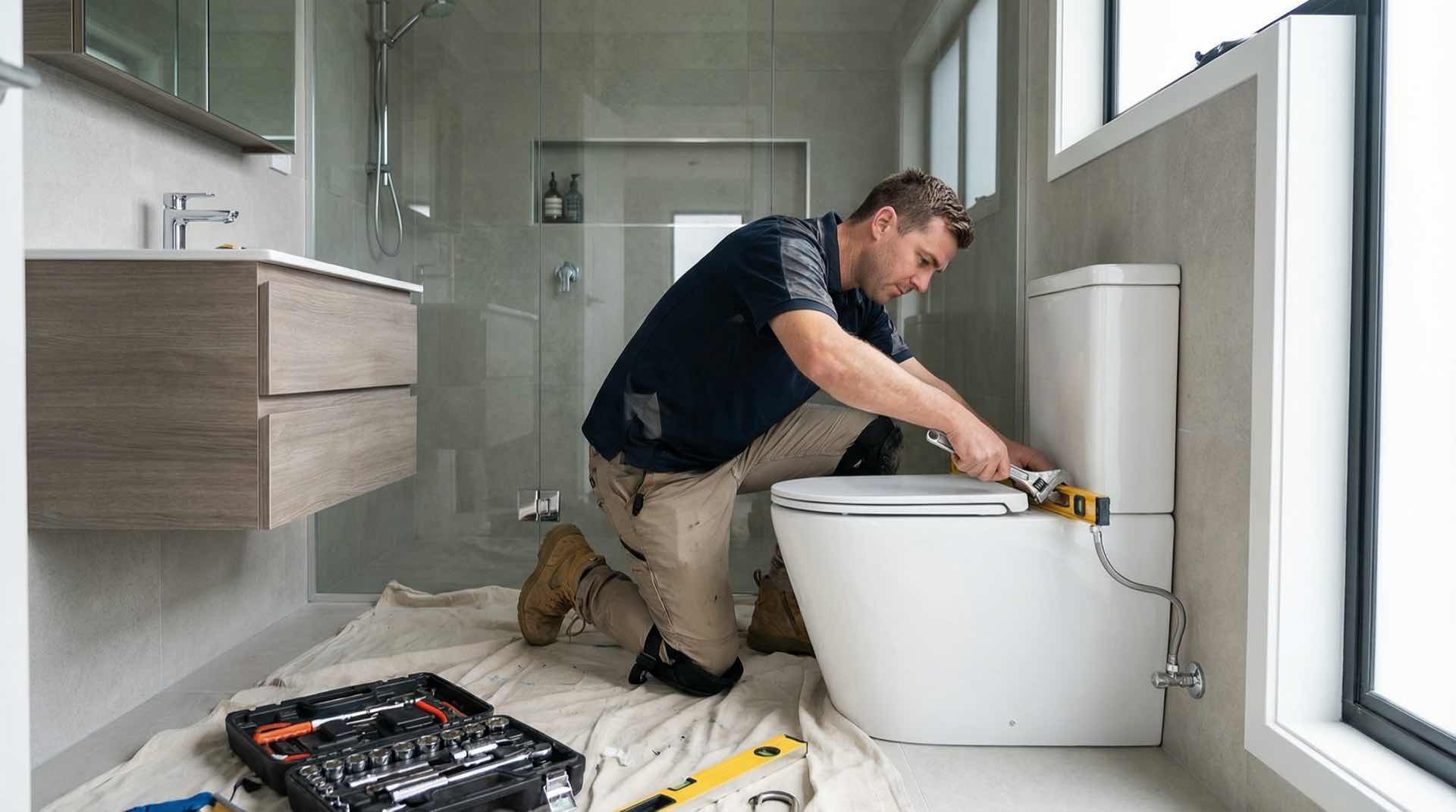 Professional toilet installation and repair by Freshwater Plumbing Solutions