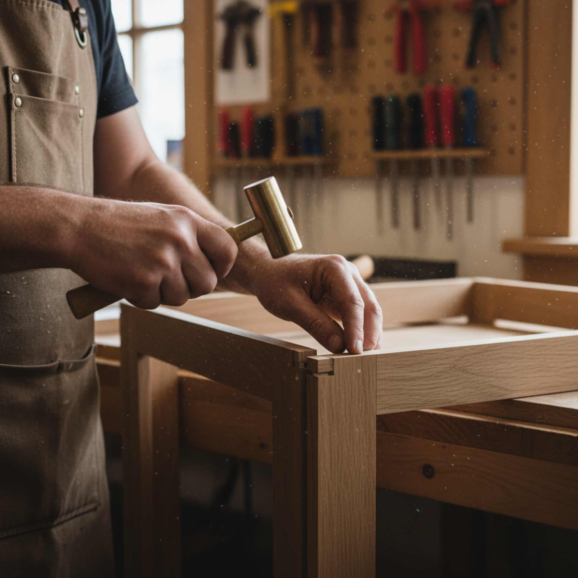 Precision Carpentry Co custom cabinet making with quality joints in Freshwater