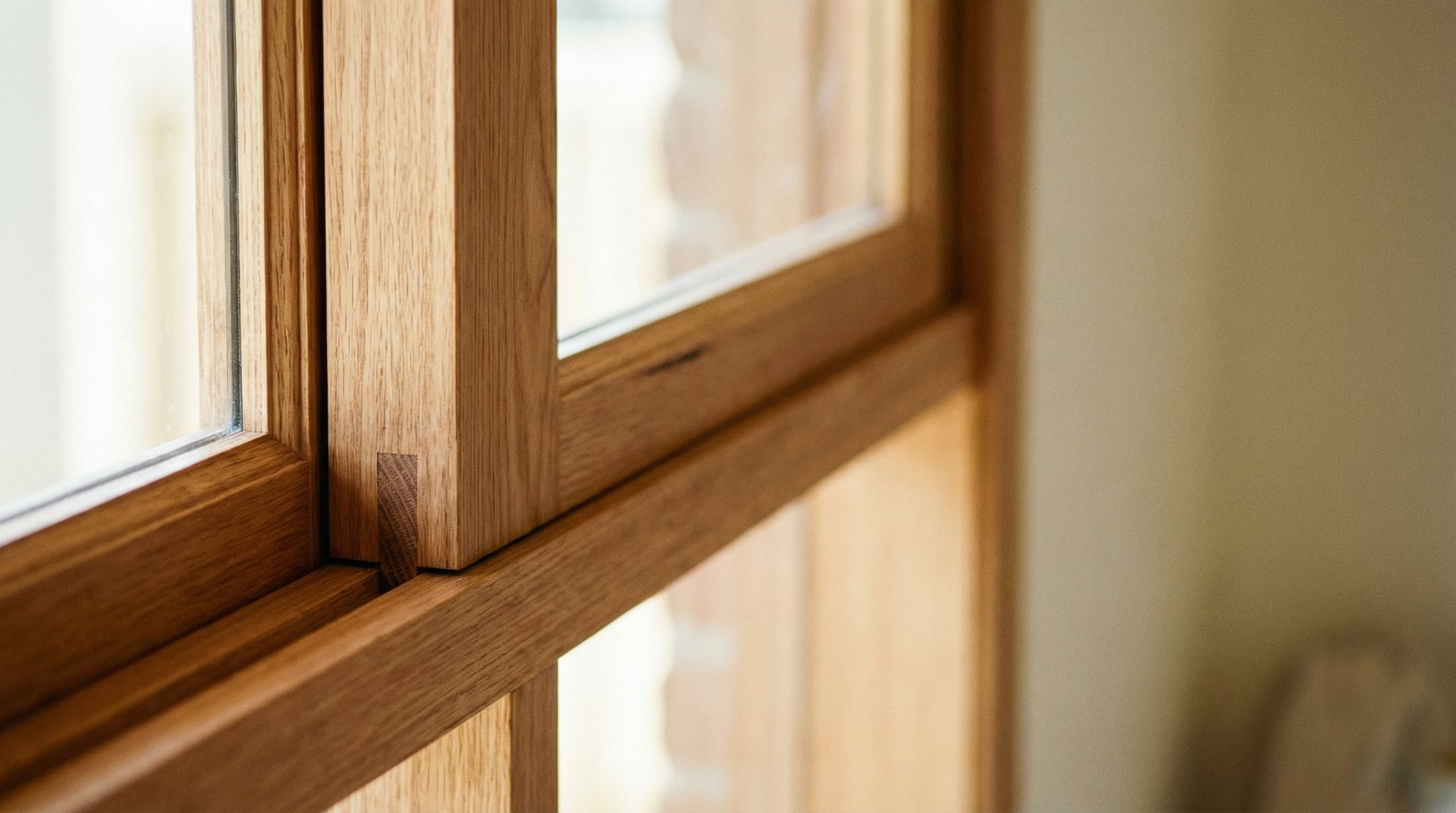 Solid Constructions custom timber window frame installation showing precision joinery